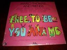 FREE TO BE YOU AND ME LP RARE COLLECTIBLE RECORD VINYL ARISTA