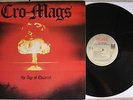 CRO-MAGS The Age Of Quarrel 1986 Original Vinyl LP With Beige Labels & Censored