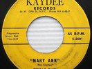 TEXAS RAY Mary Ann b/w What's Come Over You RHYTHM & BLUES Kaydee 45 w859 HEAR