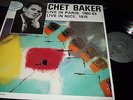 CHET BAKER : LIVE IN PARIS 1960-63/LIVE IN NICE 1975 LP 1988 WOTRE MUSIC FRANCE