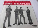 THE BEATLES RARE SWAN LABLE S-4152 SHE LOVES YOU 45 EXCELLENT EARLY  PIC SLEEVE
