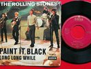ROLLING STONES PAINT IT BLACK/LONG WHILE 1966 RARE GERMAN 7“ PS