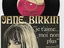 45 RPM SP SWEDEN JANE BIRKIN  SERGE GAINSBOURG JE T'AIME MOI NON PLUS