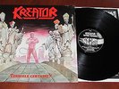 KREATOR Terrible Certainty 1987 LP 1st press VINYL N 0086 EX/VG * NO BARCODE *