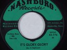 Black Gospel 45 HIGHTOWER BROTHERS It's Glory Glory NASHBORO HEAR VG++/NM