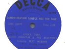 George Chisholm Bert Weedon Honky Tonk UK Decca 45 Demo D-R Rock Beltona Mint