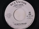 KENNY CARTER: I've Gotta Find Her / Body And Soul 45 (dj, minor lbl stain) rare