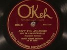 78 RPM  Arcadia Peacock Orchestra of St. Louis, Okeh 40052, E-  Jazz