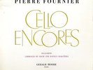 Columbia 33CX1644 - Encores - Cello Recital - Pierre FOURNIER - Gerald MOORE