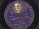 Four Nation's Forum Records - Champ Clark, Calvin Coolidge & Two Warren Harding