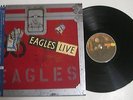 THE EAGLES LIVE DOUBLE LP JAPAN PROMO + POSTER JOE WALSH