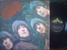 BEATLES lp RUBBER SOUL argentina ID# 03240 ESTEREO STICKER ON COVER-BLACK & YEL