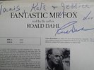 ROALD DAHL LP 'FANTASTIC MR.FOX' SIGNED  RARE 