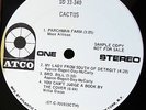 1970 WL PROMO  = CACTUS   1st LP Hard BOOGIE BLUES JAMS   VANILLA FUDGE McCARTY