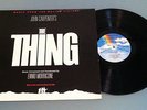 THE THING Original Soundtrack Vinyl LP 1982 MCA ENNIO MORRICONE John Carpenter