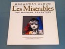 LES MISERABLES THE BROADWAY ALBUM Soundtrack 2LP Vinyl 1987 Geffen GHS-24151