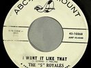 HEAR IT Doo-Wop Promo 45 rpm The 5 Royales 
