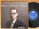 Rare Original Press Jazz-Bill Evans Trio-Portrait In Jazz-Riverside-WOW