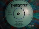 SMALL FACES - TIN SOLDIER -  COLOUR VINYL - GREEK IMPORT IMMEDIATE
