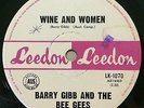 BARRY GIBB AND THE BEE GEES WINE AND WOMEN RARE 1965 AUSSIE LEEDON PRESS 7