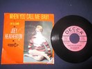 Decca Joey Heatherton WHEN YOU CALL ME BABY Picture Sleeve Promo
