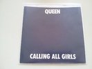 Queen - Calling all girls 7'' US Single PROMO