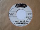Beverly Ann Gibson - A Three Dollar Bill / Do The Monkey - Jubilee - RARE Disc