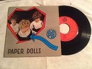 THE PAPER DOLLS *SOMETHING HERE IN MY HEART* EP UNIQUE SLEEVE EXC