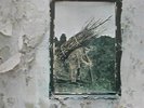 Led Zeppelin IV - UK Green/Orange Label LP 1971 'Misty Mountain Top' Error