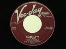 THE SPANIELS False Love VEE-JAY hear soundclip