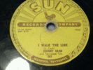 Johnny Cash 78 Sun Records I WALK THE LINE VINTAGE