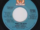 70s Soul 45 - Denise LaSalle - Here I Am Again - Westbound - VG++ mp3