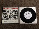 Frank Turner - Reasons Not To Be An Idiot rare 7