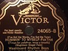 HOT 1920s JAZZ 78 RPM Victor 24065 WASHBD RHYTHM KINGS Hum to Myself SUPER CLEAN