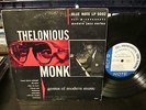 Thelonious Monk Genius of Modern Music ORIGINAL BLUE NOTE 5002 LEX AVE FLAT EDGE