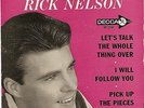 EP PICTURE COVER ONLY- RICK NELSON- 
