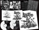 HOLLOW GROUND - Warlord  DLP  LTD  WHITE/ BLACK SPLIT  NWOBHM