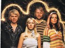 ABBA LIVE 1977 RARE PROMO GOLD FLEXI SINGLE -RECORDED IN AUSTRALIA