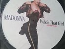 Madonna WHO'S THAT GIRL extended version Picture Disc 1987 Sire W8341TP RARE