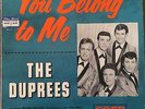 Doo Wop Teen R&B LP THE DUPREES You Belong to Me on COED #LPC-905 orig '62 press