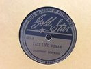 LIGHTNIN HOPKINS: Fast Life Woman, Gold Star, 78 rpm BLUES, RARE