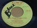 THE HESITATIONS - IS THIS THE WAY TO TREAT A GIRL- GWP RECORDS- 45   VG++