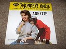 Annette...The Monkey's Uncle... rare 45 & picture sleeve