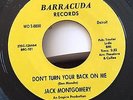 Northern Soul - Jack Montgomery - Dont turn your back on me - Barracuda Records