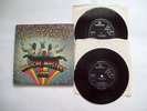Magical Mystery Tour- The Beatles Mono EP 1967 Blue Lyric Solid Centres