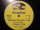 George Wright You are The One i Love Killer 80s  Roots 12
