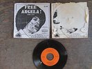 POLITICAL SOUL 45: LARRY SAUNDERS Free Angela (Davis) picture sleeve copy