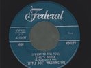 LITTLE JOE WASHINGTON she's mine NORTHERN SOUL on FEDERAL