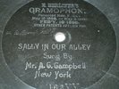 Berliner Gramophone Disc A. C. CAMPBELL “Sally In Our Alley” - 78rpm