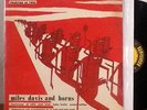 1st MONO press MILES DAVIS AND HORNS LP PRESTIGE DG RVG 446 W 50th clean VG+/EX